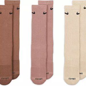Nike Dri-FIT Everyday Plus Cushion Crew Socks - 3 Pack [NEW]